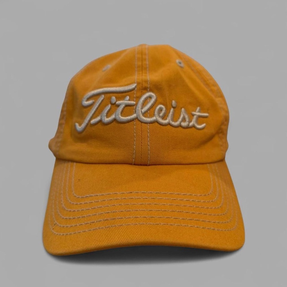 Titleist x Grateful Dead golf baseball cap mustard adjustable back